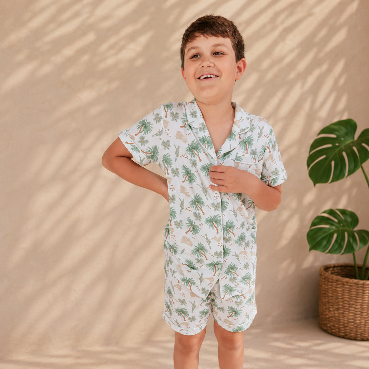 Boys' Pyjamas | Oasis Bamboo Pyjama Set Short Sleeve