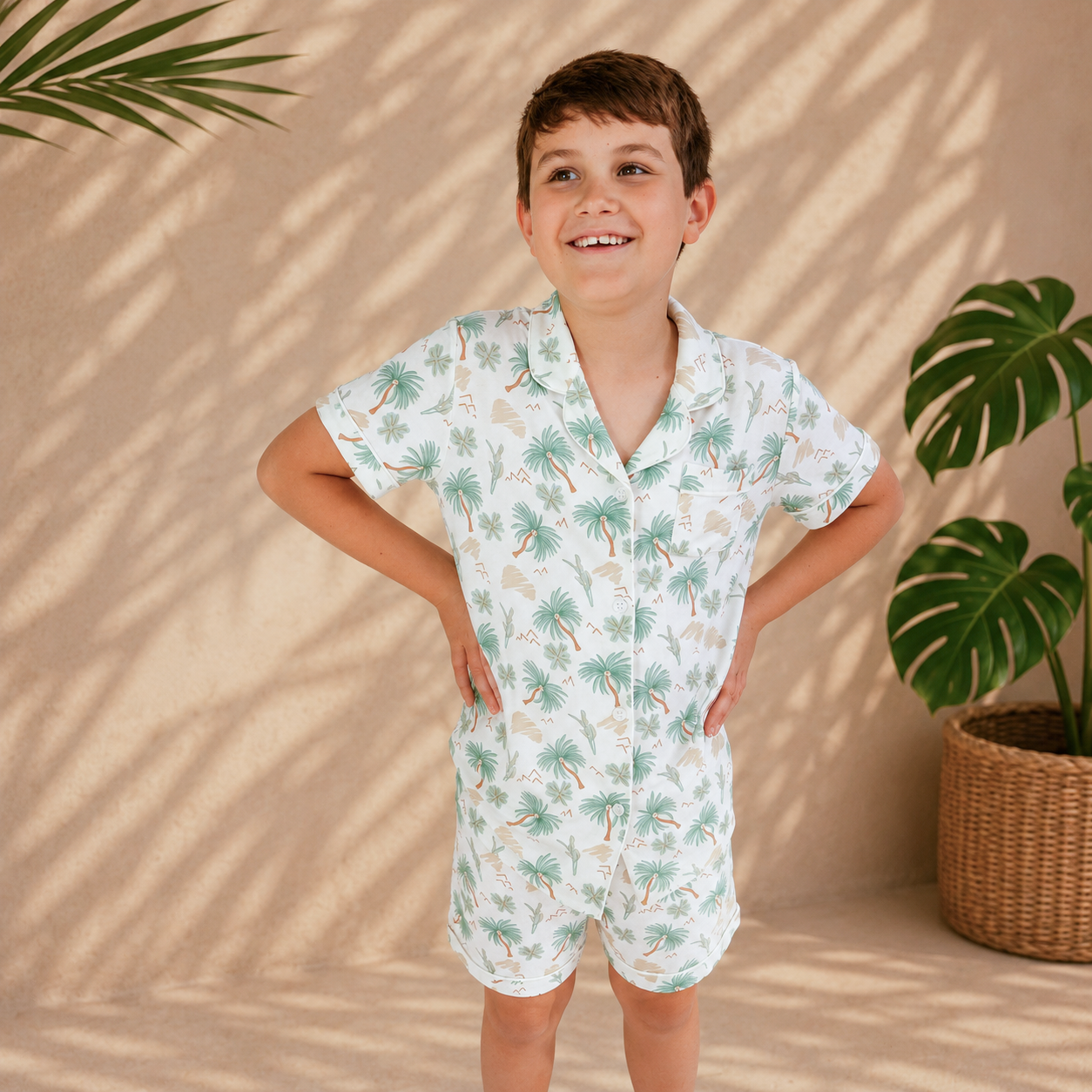 Boys' Pyjamas | Oasis Bamboo Pyjama Set Short Sleeve