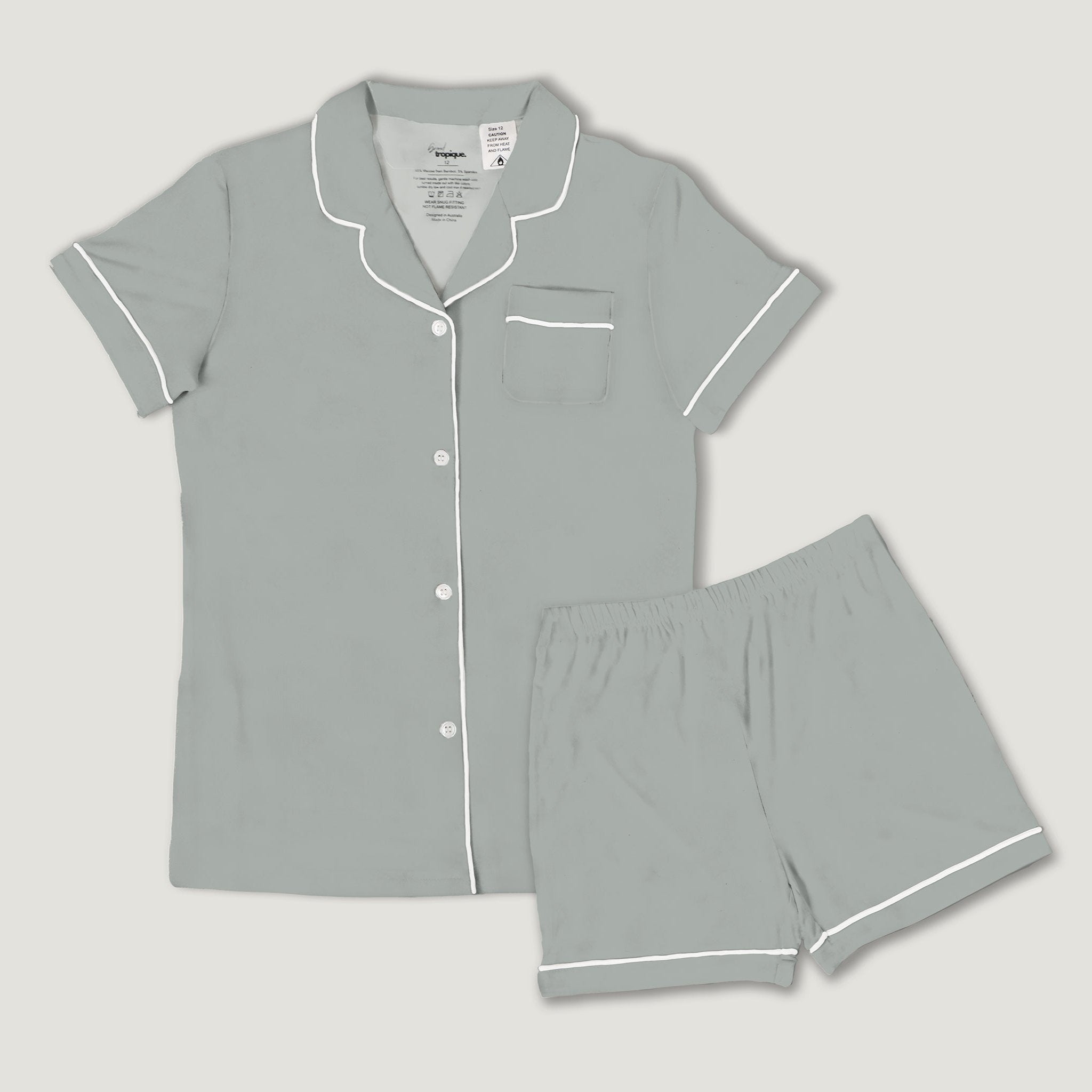 Kids' Pyjamas | Premium Bamboo in Sage